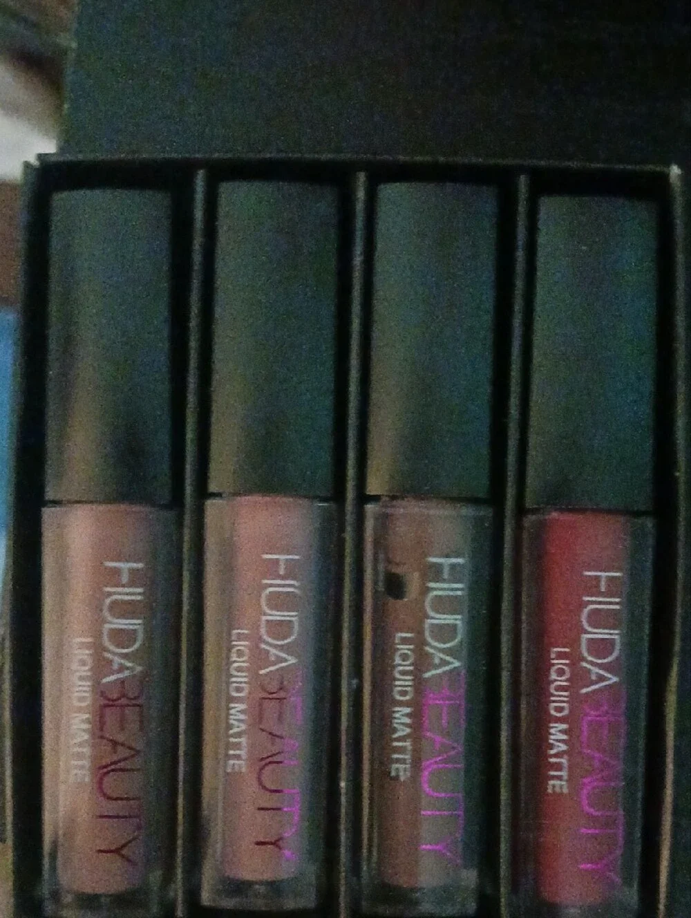 HUDA BEAUTY Liquid Matte Minis - Nude, Pink & Mauve Tones